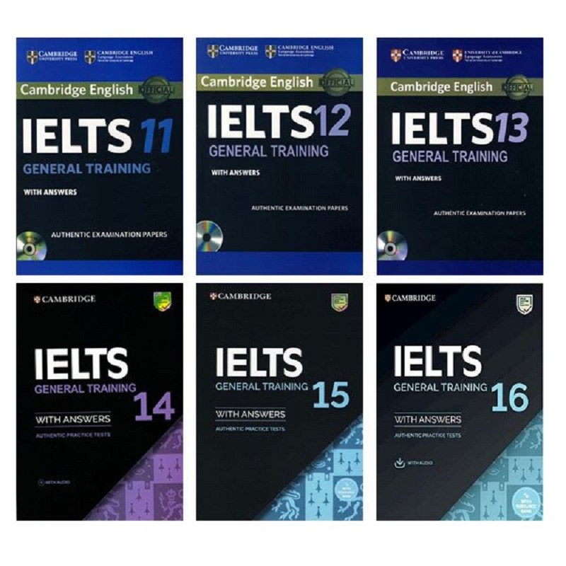 مجموعه 6 جلدی آیلتس جنرال  (Cambridge IELTS 11-16 (General