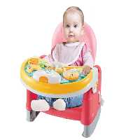 صندلی غذای کودک پرتابل مدل بوستر 3*1 با صفحه موزیکال ایزی گو easygo