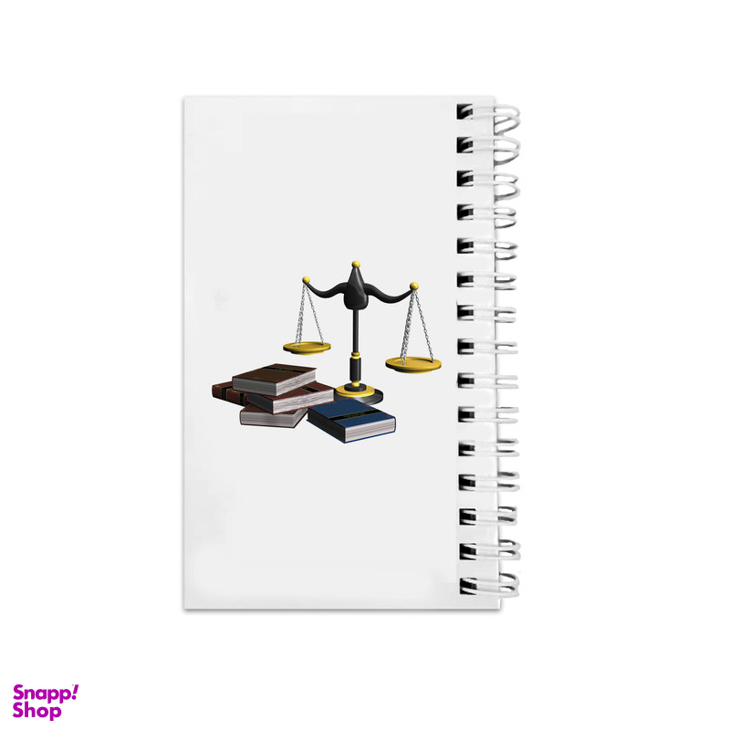 دفترچه یادداشت ۶۴ برگ مدل to do list طرح وکیل کد 1591315