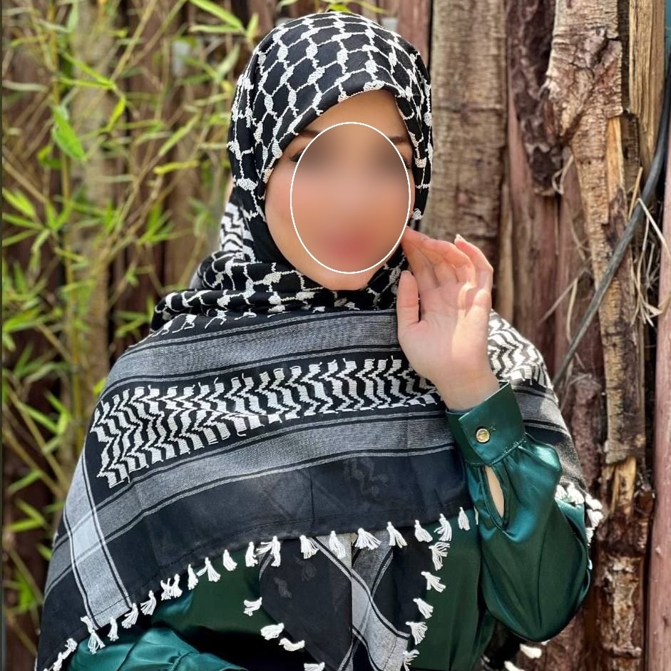 روسری نخی وارداتی عربی دورمنگوله ویژه محرم و صفر