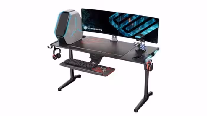 خرید میز گیمینگ یوریکا Eureka Gaming Table ERK-GIP-55 B با بهترین قیمت