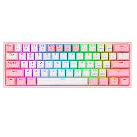 کیبورد ردراگون Fizz Pro K616-RGB Pink/White