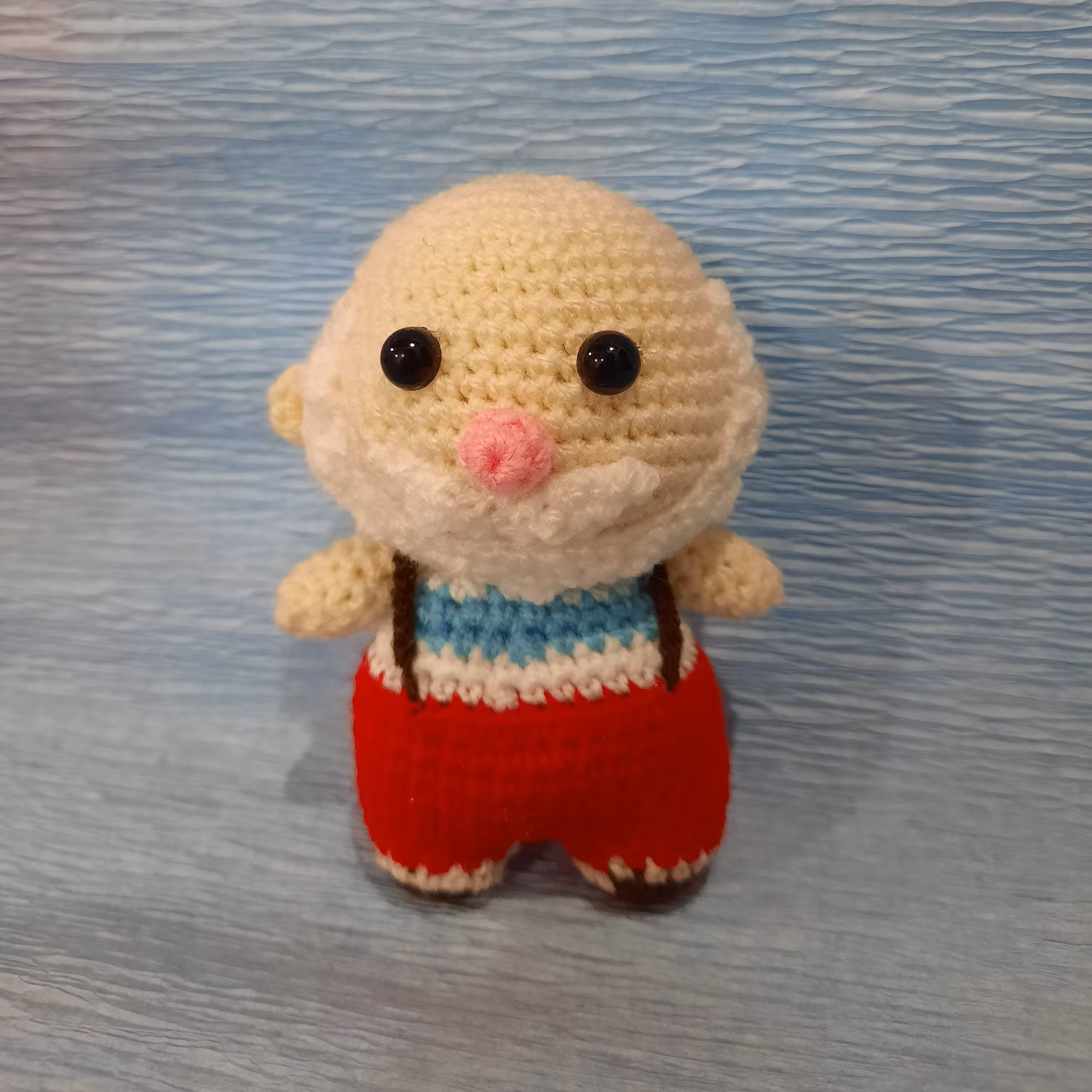 عروسک پدرجون دستبافت