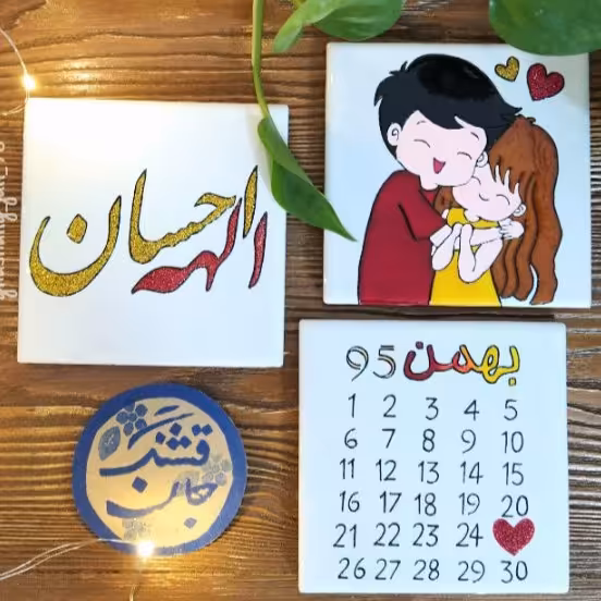 مگنت های یخچالی ویترای با طرح های متنوع