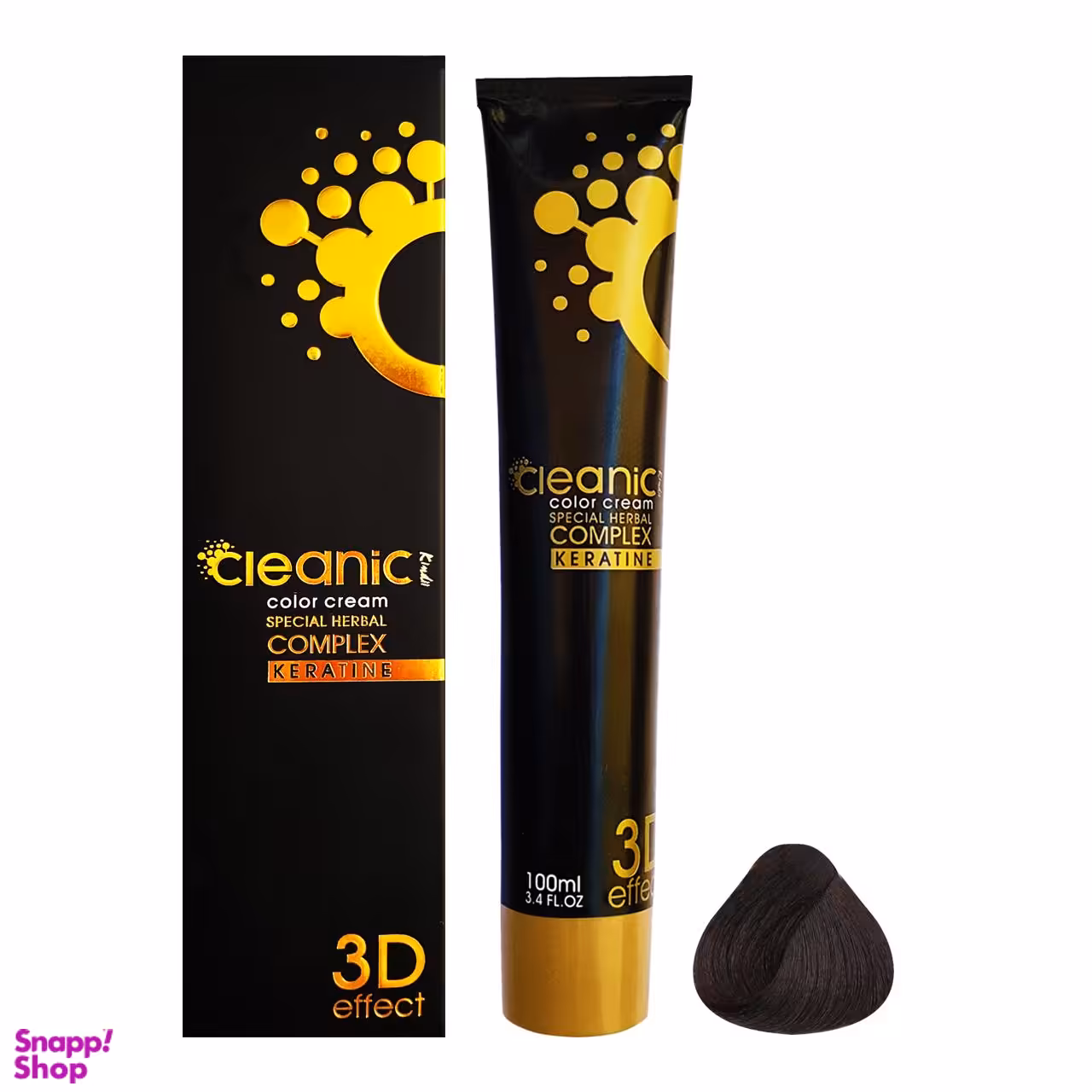 رنگ مو کلینیک کیندی شماره 2.0 رنگ قهوه‌ ای خیلی تیره حجم 100 میلی‌ لیتر