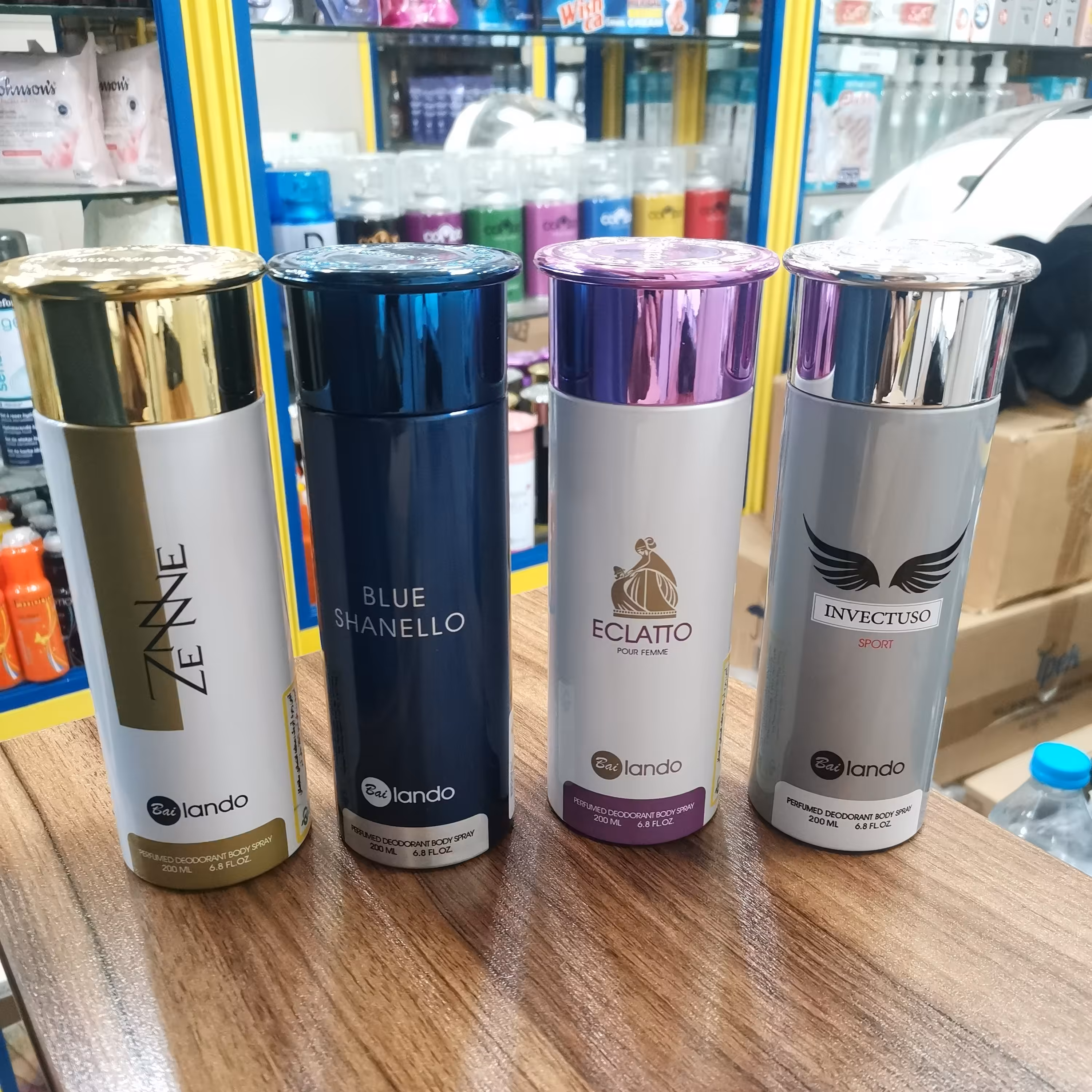 اسپری بدن دئودورانت بایلندو لاکچری عمده پک 12 عددی