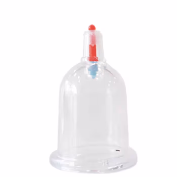 لیوان بادکش شفاف سوپاپ دار Dr.R شماره 3 بسته 25 عددی