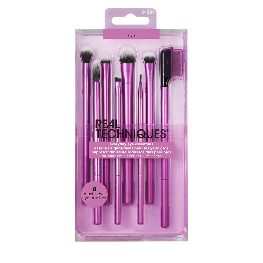 قیمت و خرید ست برس آرایش چشم ریل تکنیک مدل 01991 مجموعه 8 عددی ⚡ اصل