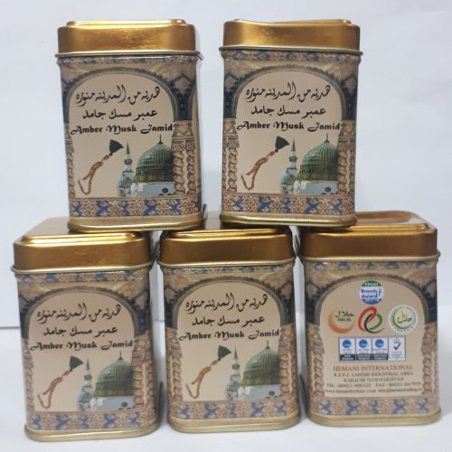 مسک جامد عنبرصابونی اصل عمده بسته 12 عددی