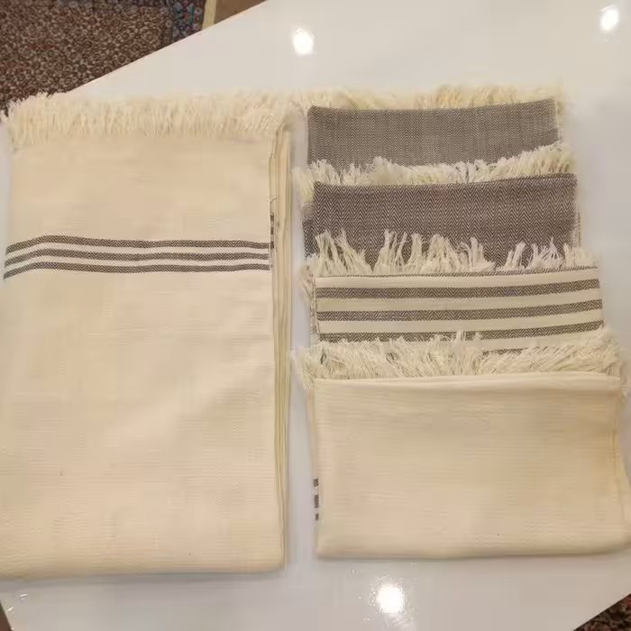 حوله دستبافت   نخ پنبه 