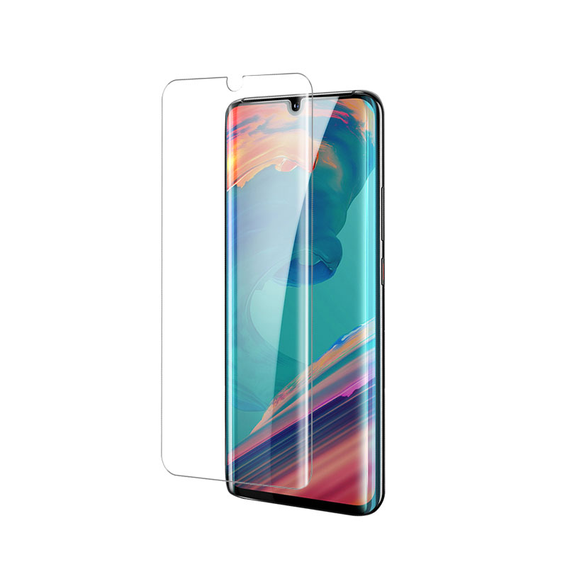 گلس تمام صفحه یووی شفاف Huawei P30 Pro با چسپ UV
