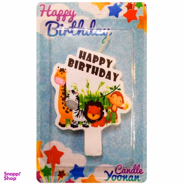 شمع تولد یونان مدل حیوانات جنگل