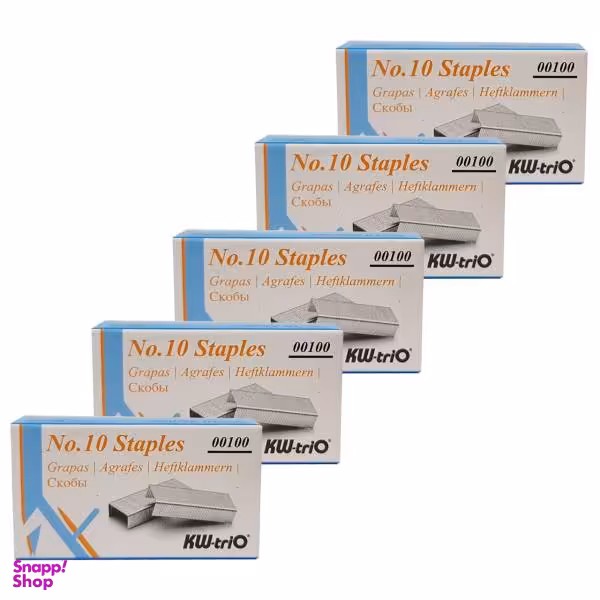 سوزن منگنه کی دبلیو تریو سایز 10 - بسته 5000 عددی