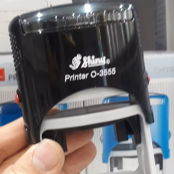 ساخت مهر ژلاتینی بیضی شاینی اتومات با جوهر عالی و کیفیت بی نظیر