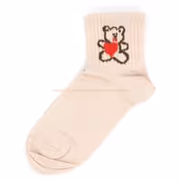 جوراب نیم ساق گلدوزی طرح تدی