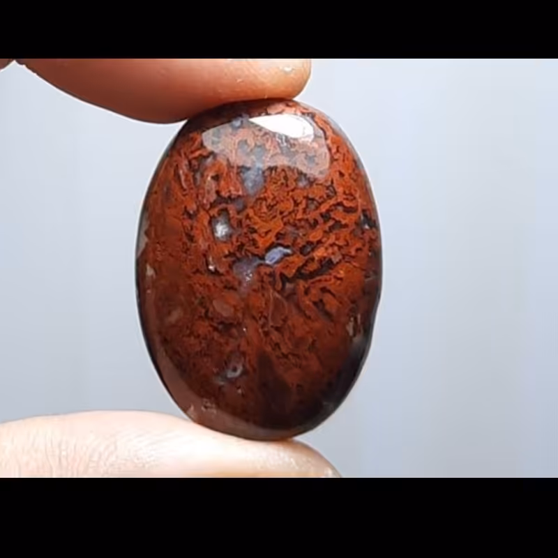 نگین جاسپر خوشرنگ معدنی اصل خراسان 