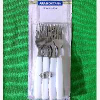 چنگال ارومانتانا 12 عددی میوه خوری استیل وارداتی 