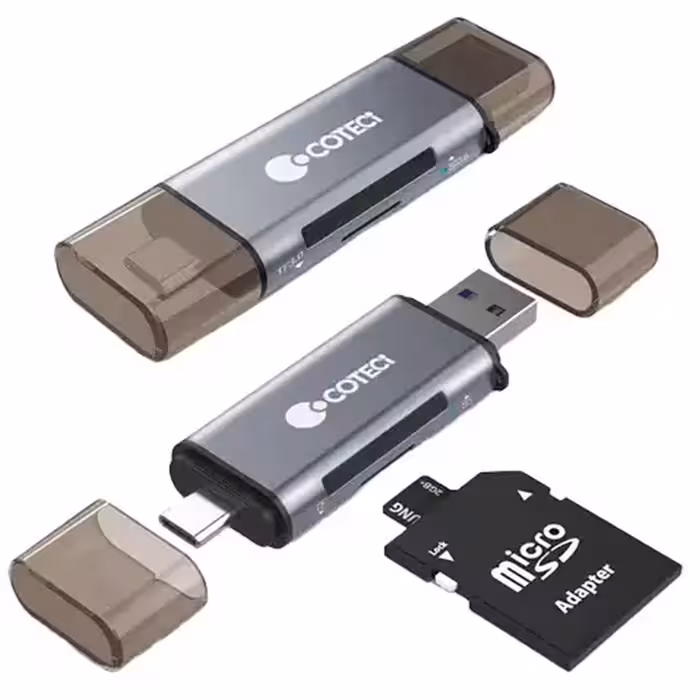 رم‌ریدر تایپ سی و یو اس بی به کارت‌خوان کوتسی OF-001