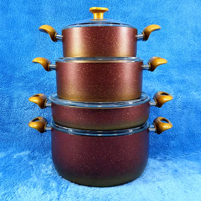 سرویس قابلمه 8 پارچه لاکچری لاوان رزبری