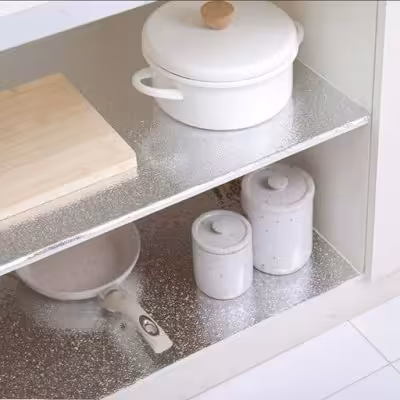 روکش کابینت ضد آب نقره ایی 3 متری