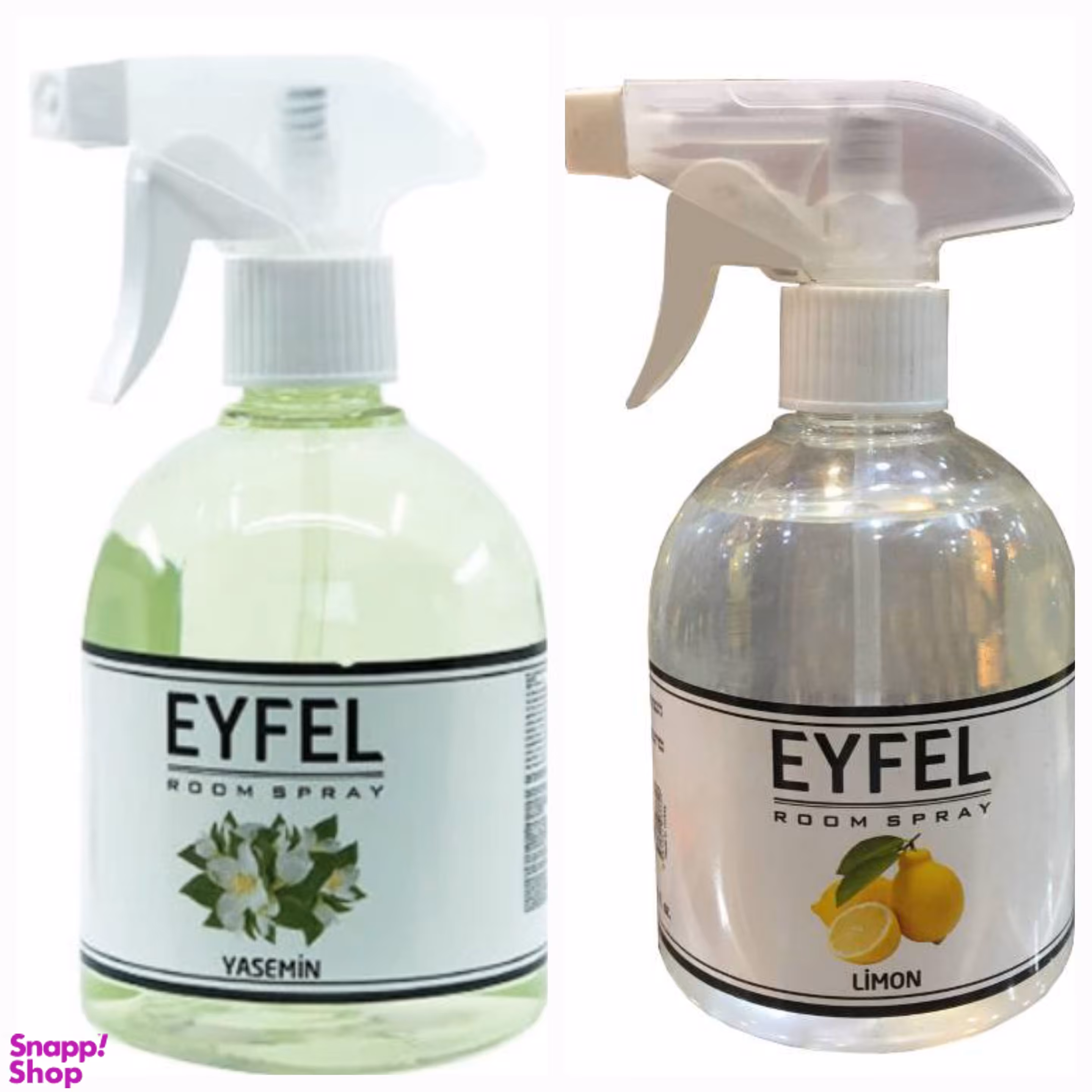 اسپری خوشبوکننده هوا ایفل مدل گل یاسمن و لیمو حجم 500 میلی لیتر بسته 2 عددی