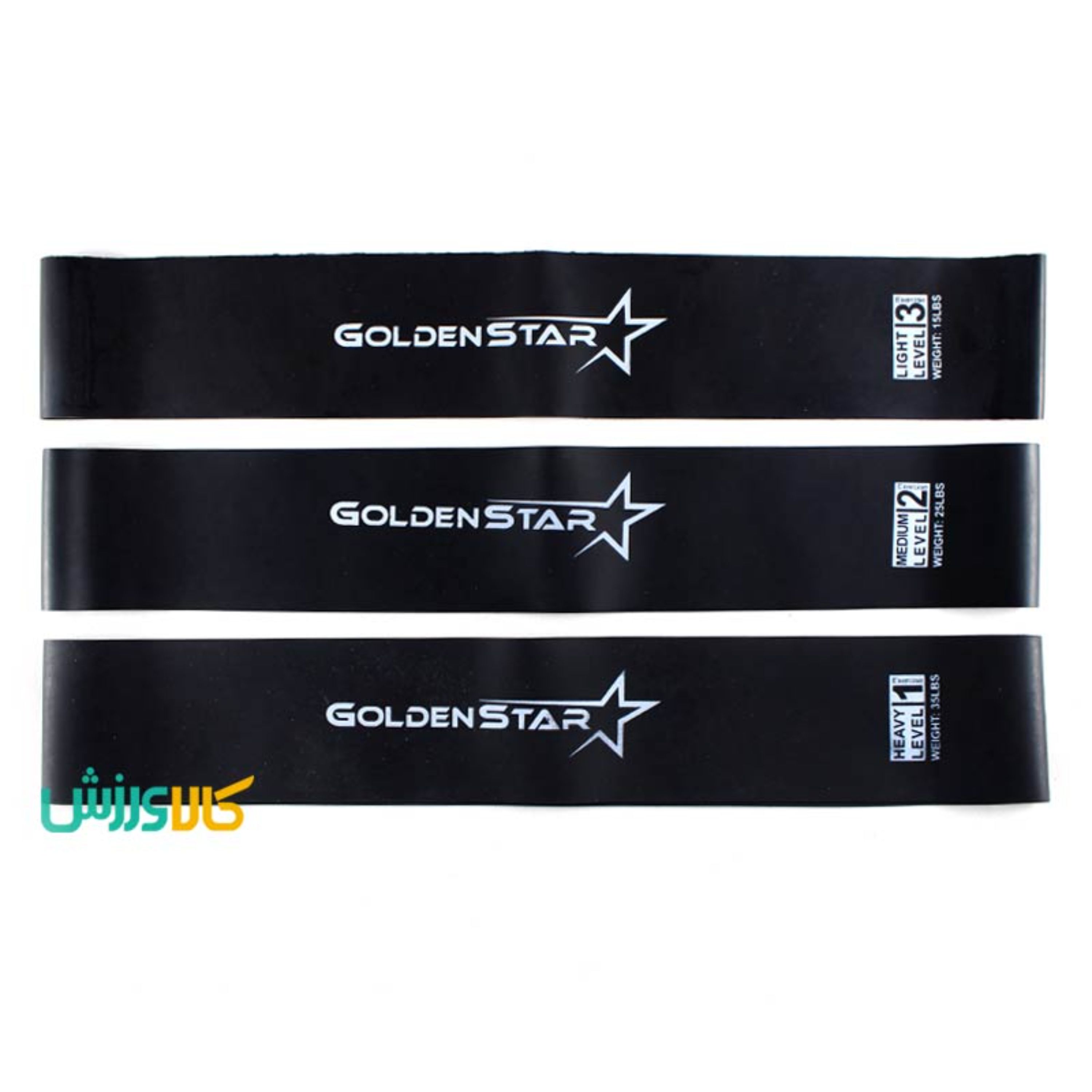 کش مینی لوپ 3 عددی گلدن استار مشکی