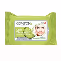 دستمال مرطوب کامان مدل شیر پاک کن 20 عددی