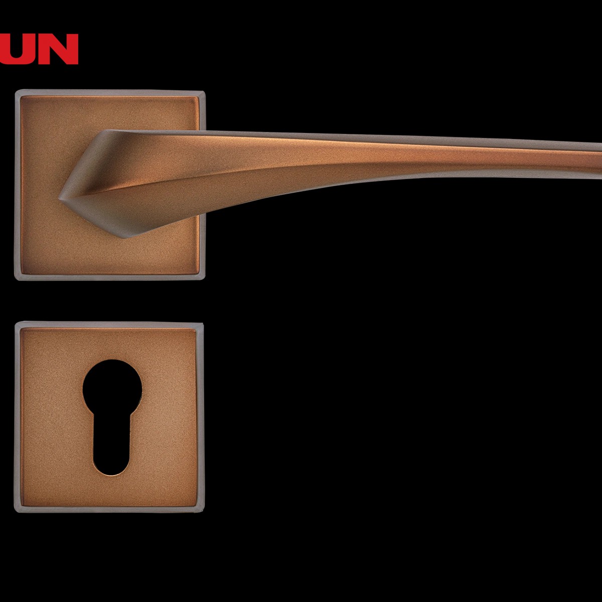 دستگیره درب دو تیکه 502  کافه ای کلون