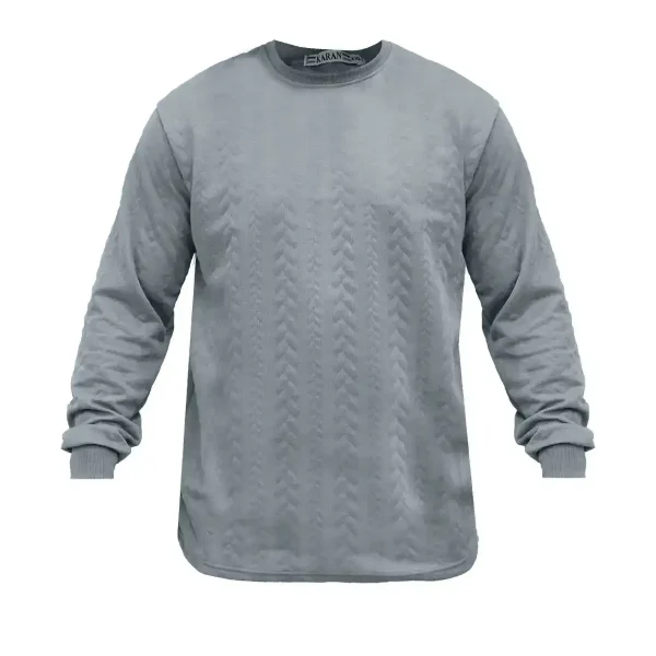 بلوز مردانه طوسی مدل R83