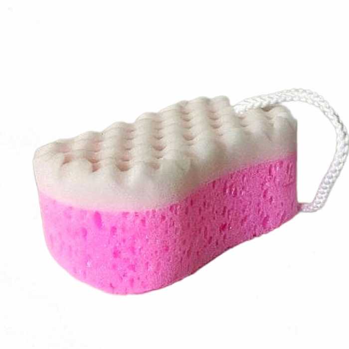 اسفنج شستشوی بدن ماساژ بنددار