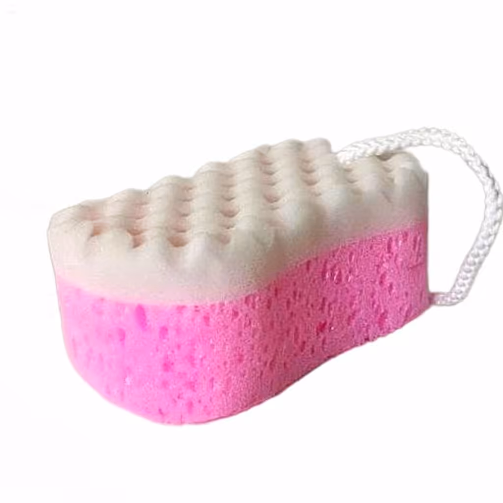 اسفنج شستشوی بدن ماساژ بنددار