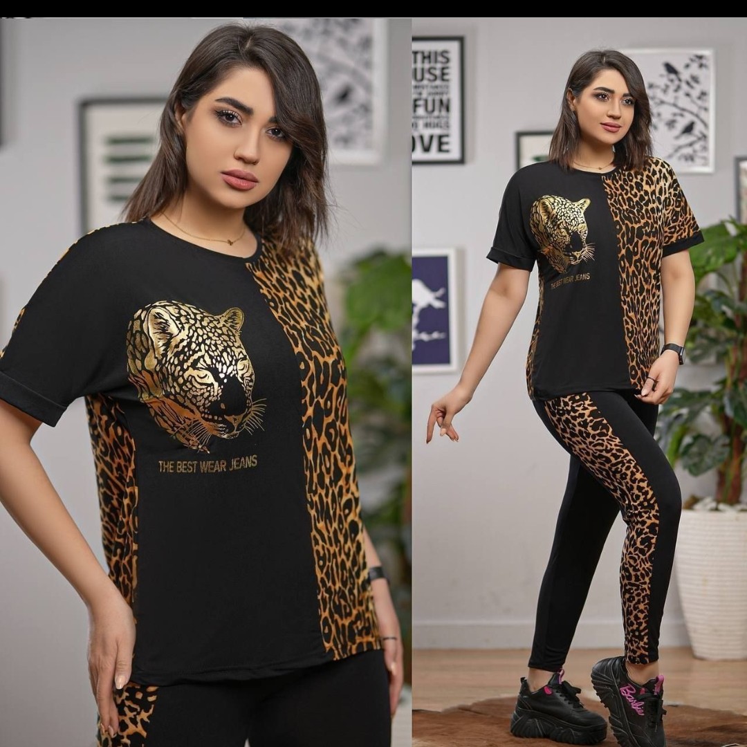 تیشرت شلوار زنانه راحتی خانگی