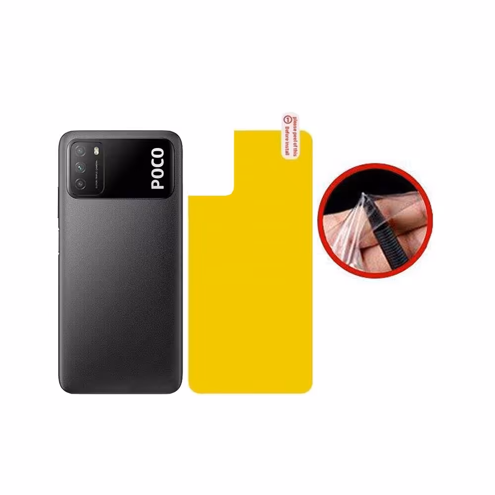 برچسب محافظ نانو پشت گوشی شیائومی Xiaomi Poco M3