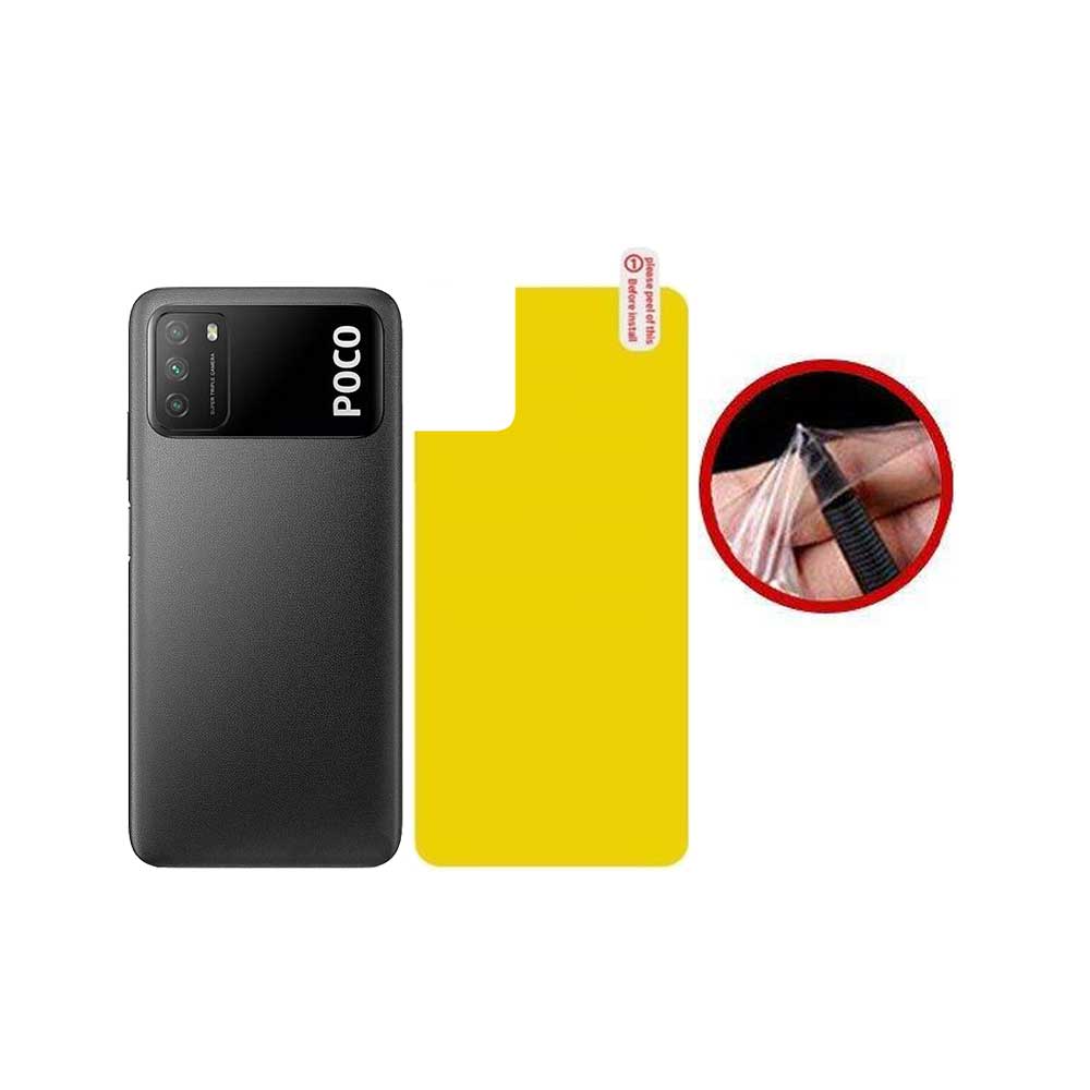 برچسب محافظ نانو پشت گوشی شیائومی Xiaomi Poco M3