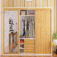 کمد لباس درب ریلی دلینا مدل KR32