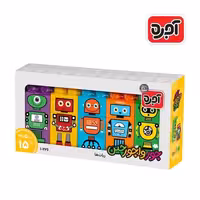 بازی آجره جورواجورچین رباتها با فرزندان