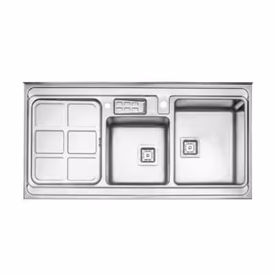 سینک ظرفشویی مدل 855 روکار استیل البرز