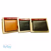 کیف پول چرم گاوی 3 لت برند RAYA