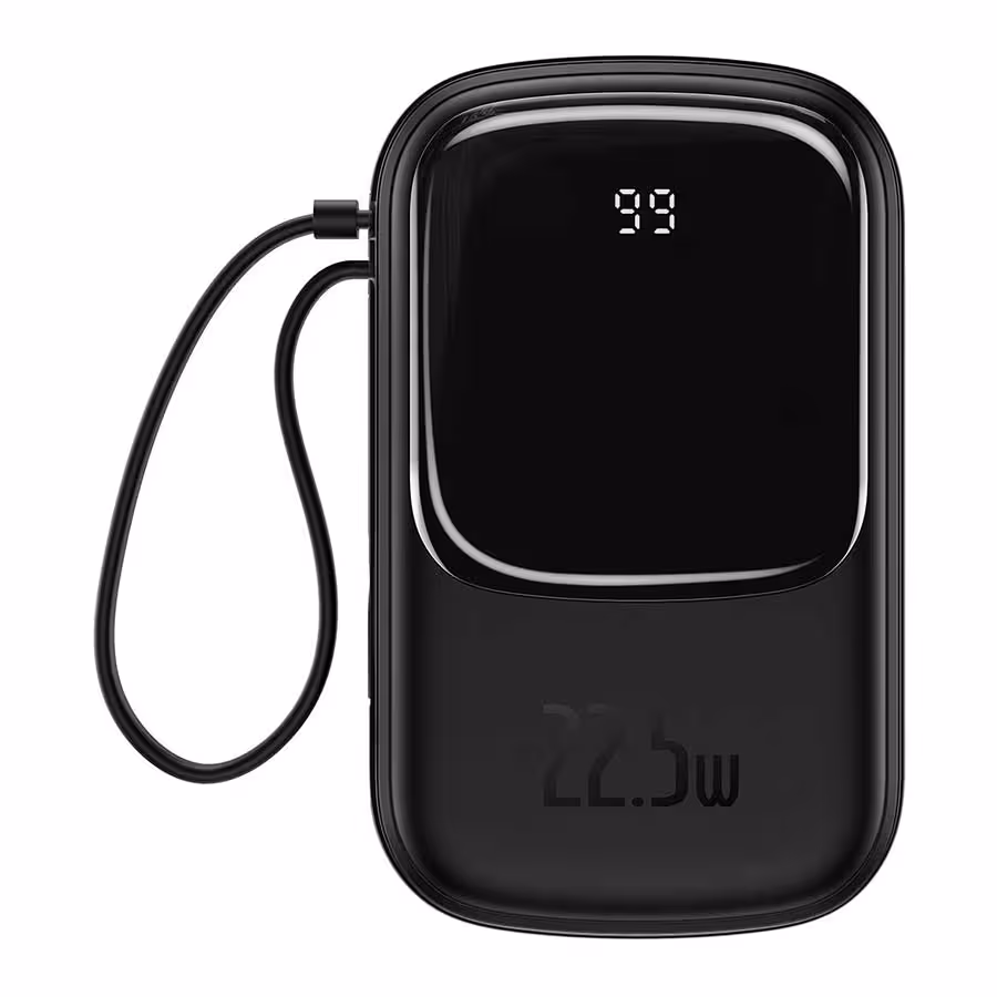 قیمت و خرید پاوربانک بیسوس مدل 22.5W Qpow PPQD-I01 ظرفیت 20000mAH همراه کابل متصل Type-C | یاس ارتباط