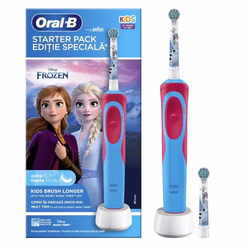 قیمت + خرید مسواک برقی کودکان Oral-B با طرح Frozen مدل extra soft
