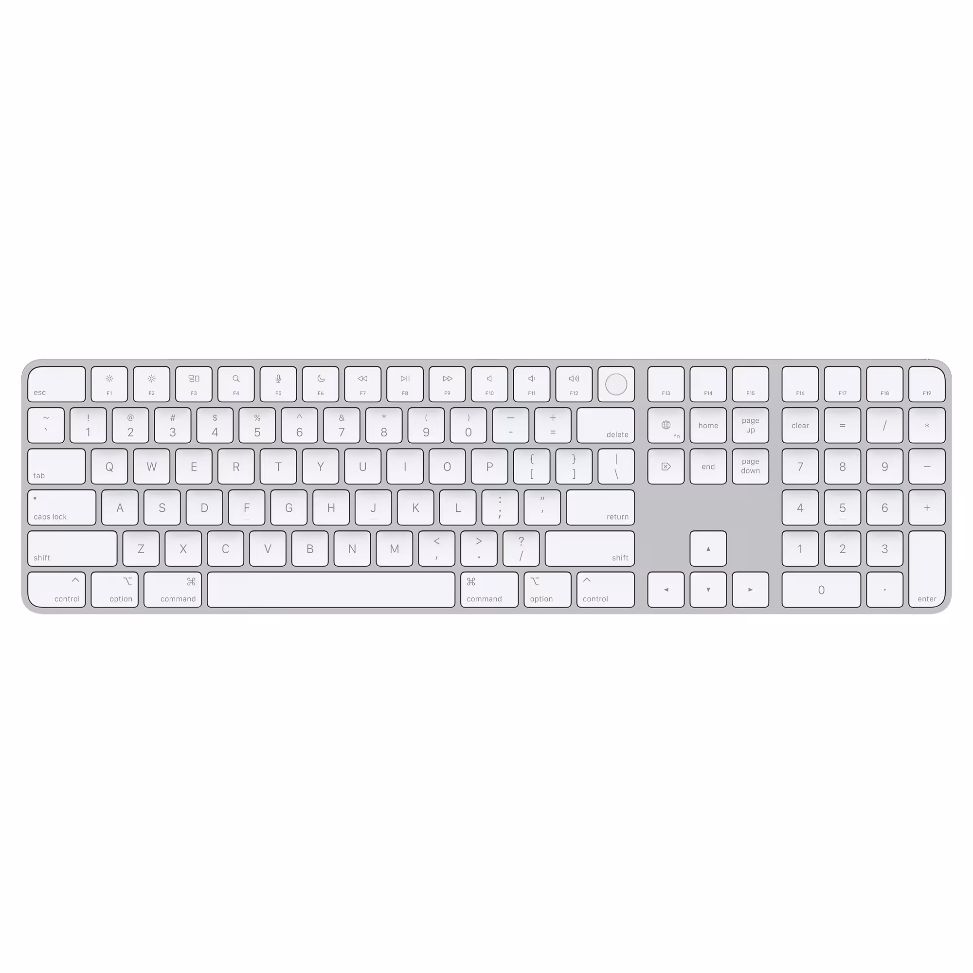 کیبورد کامپیوتر اپل مدل Magic Keyboard 3 with Touch ID and Numeric Keypad