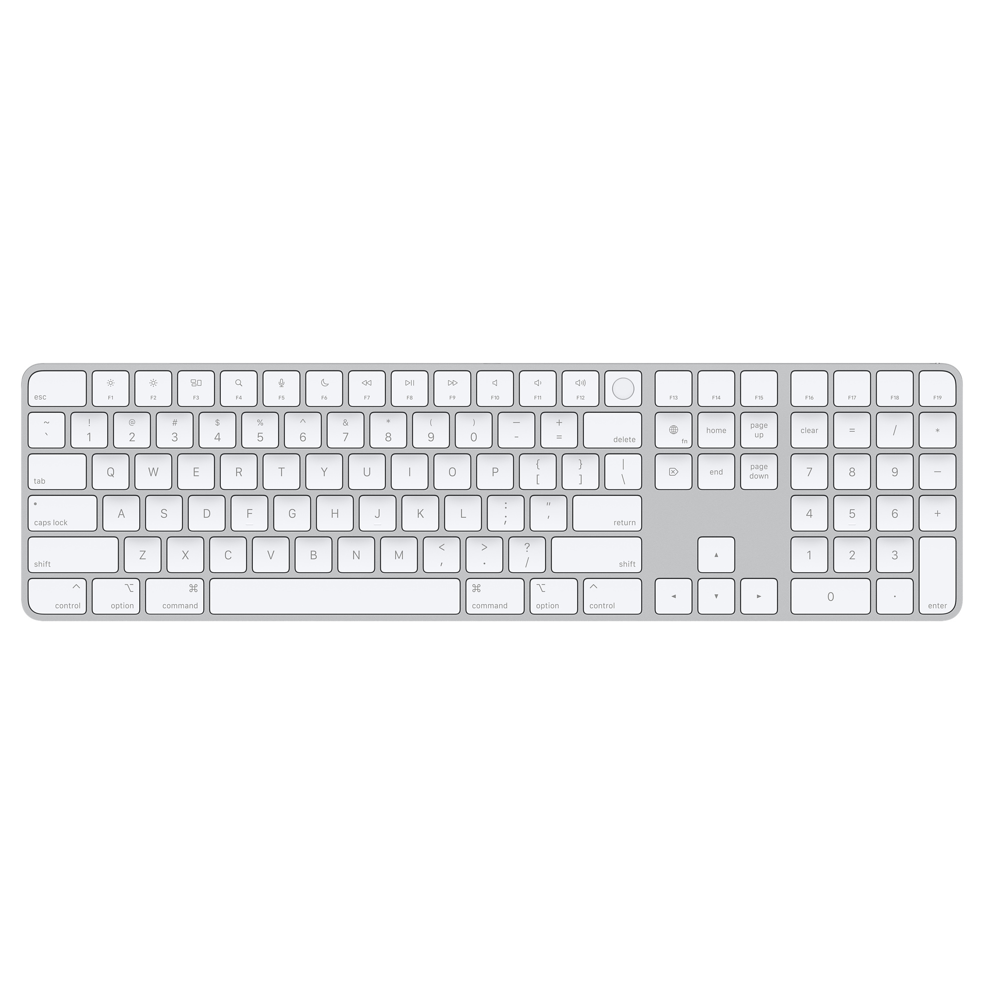 کیبورد کامپیوتر اپل مدل Magic Keyboard 3 with Touch ID and Numeric Keypad