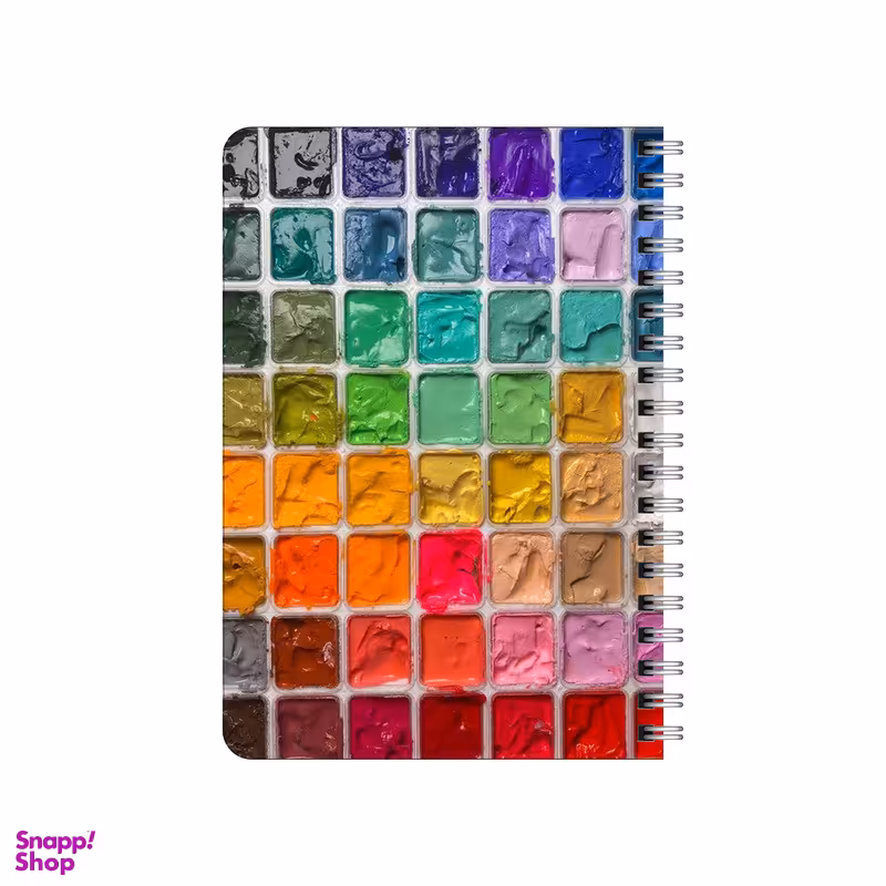 دفترچه یادداشت بامبیلیپ مدل چوبی طرح پترن پالت رنگ کد 4034424