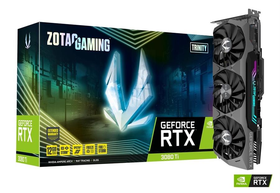 کارت گرافیک  زوتک مدل GeForce RTX 3080 Ti Trinity حافظه 12 گیگابایت