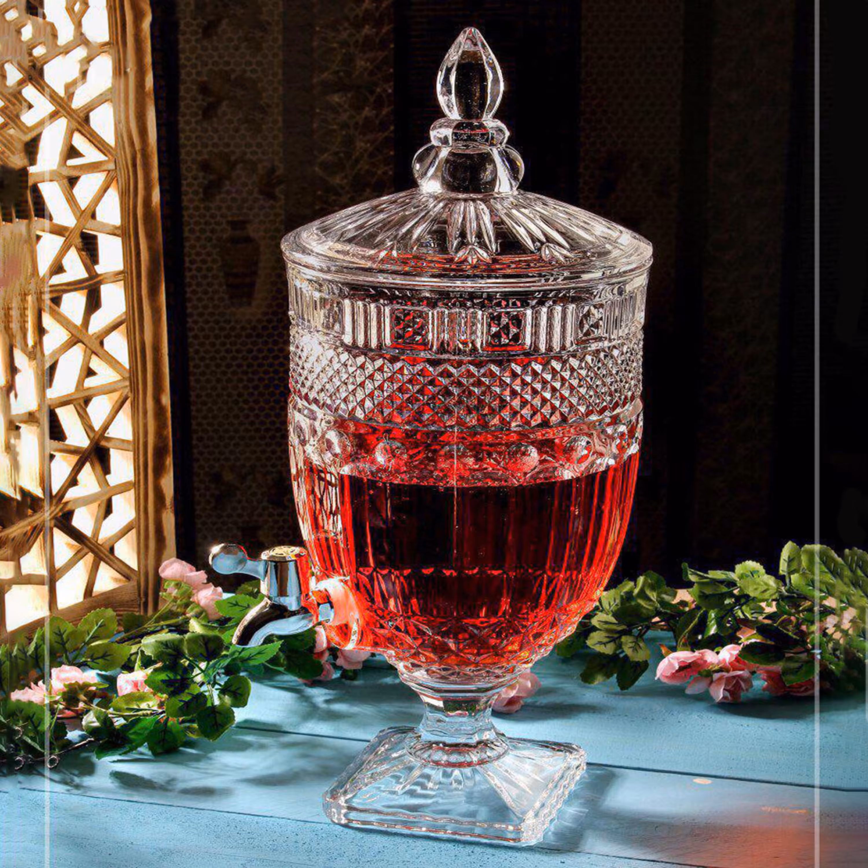 کلمن شیشه ای 5 لیتری دیاموند