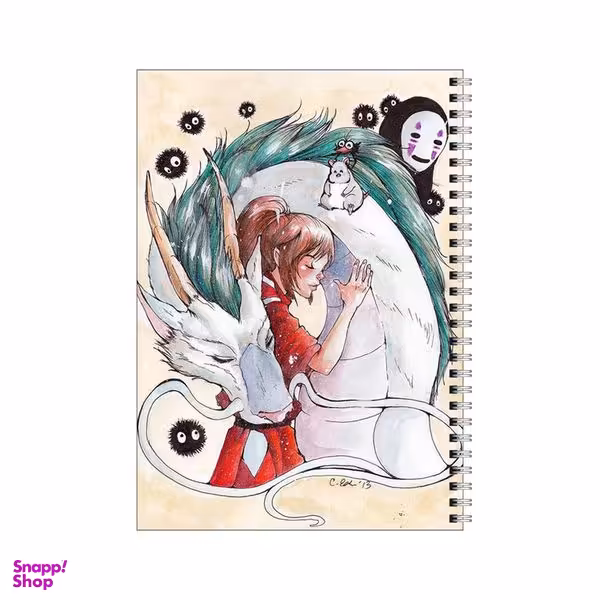 دفتر مشق 80 برگ بامبیلیپ طرح انیمیشن شهر اشباح کد 2560354