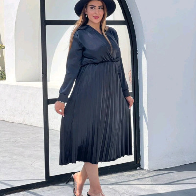 پیراهن شب زنانه ساتن مدل پیراهن ساتن مشکی