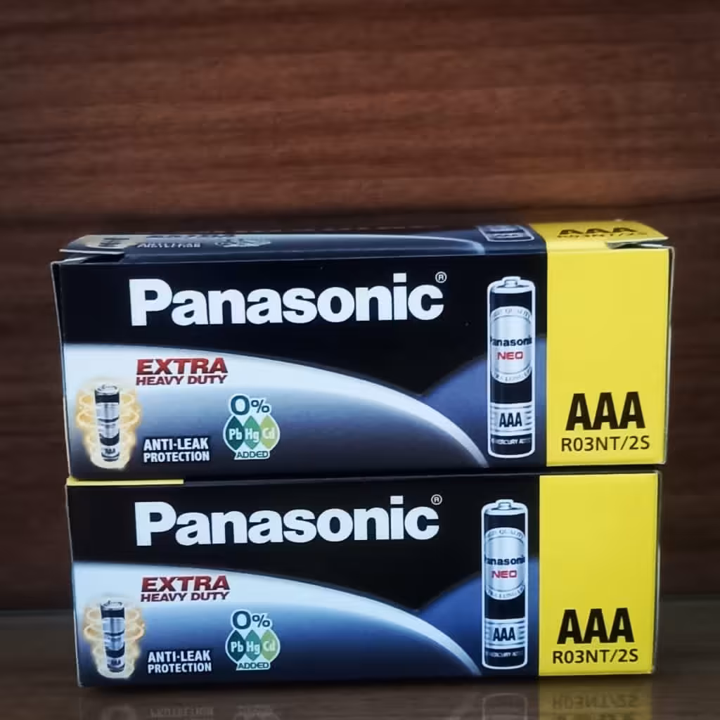 باطری نیم قلم پاناسونیک هرعدد75000 ریال