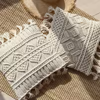 کاور کوسن مکرومه سایز 30 در 30