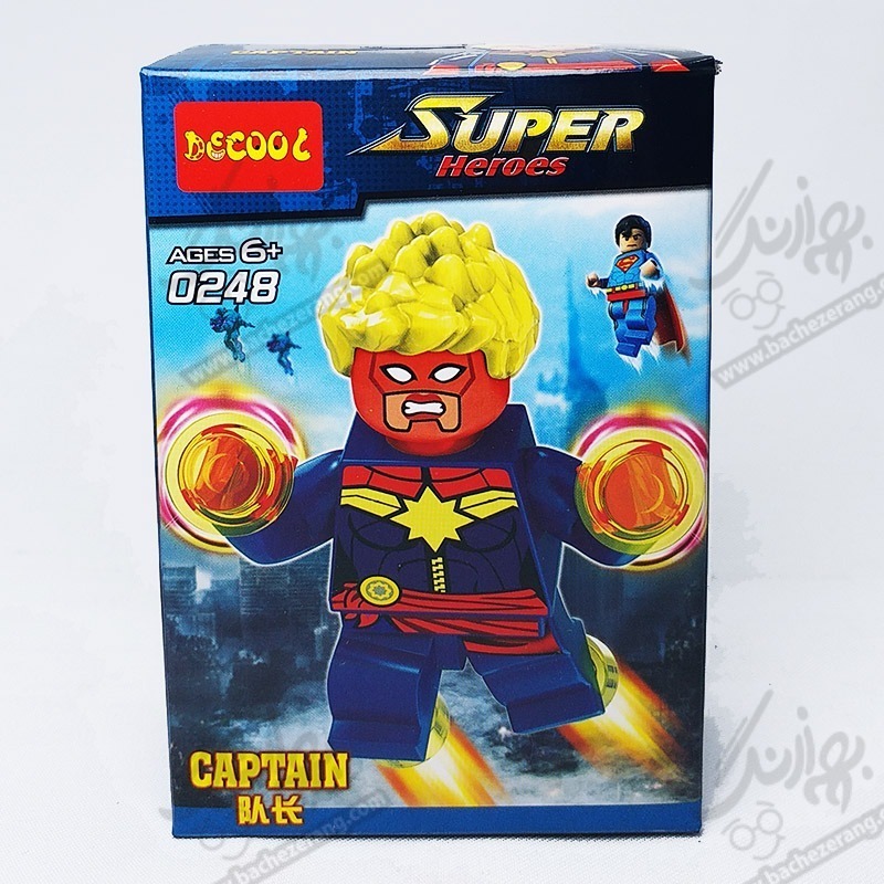 لگو دکول شخصیت کاپیتان مارول کد 0248